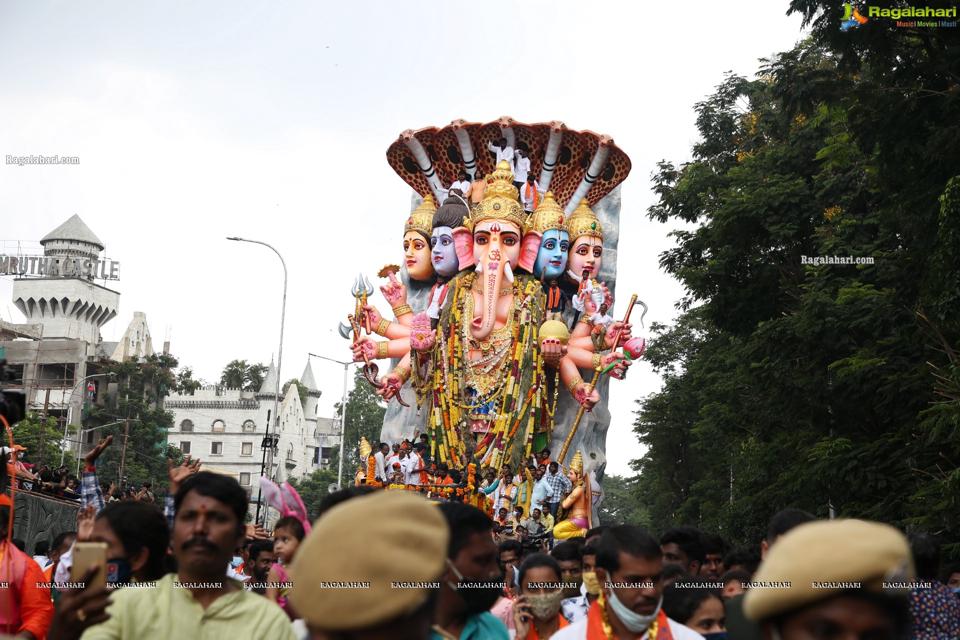 Khairatabad Ganesh Nimajjanam 2021 in Hyderabad