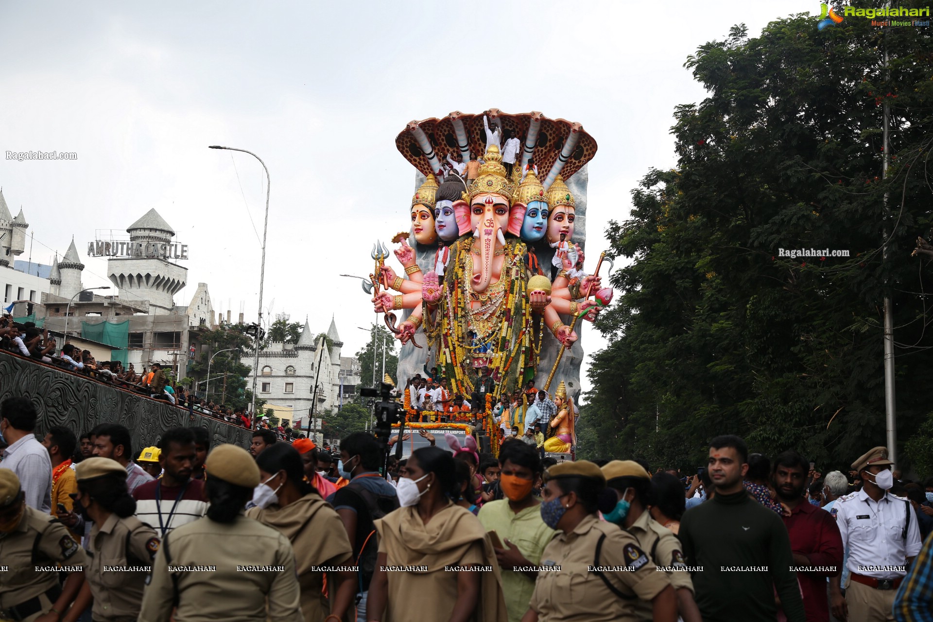 Khairatabad Ganesh Nimajjanam 2021 in Hyderabad