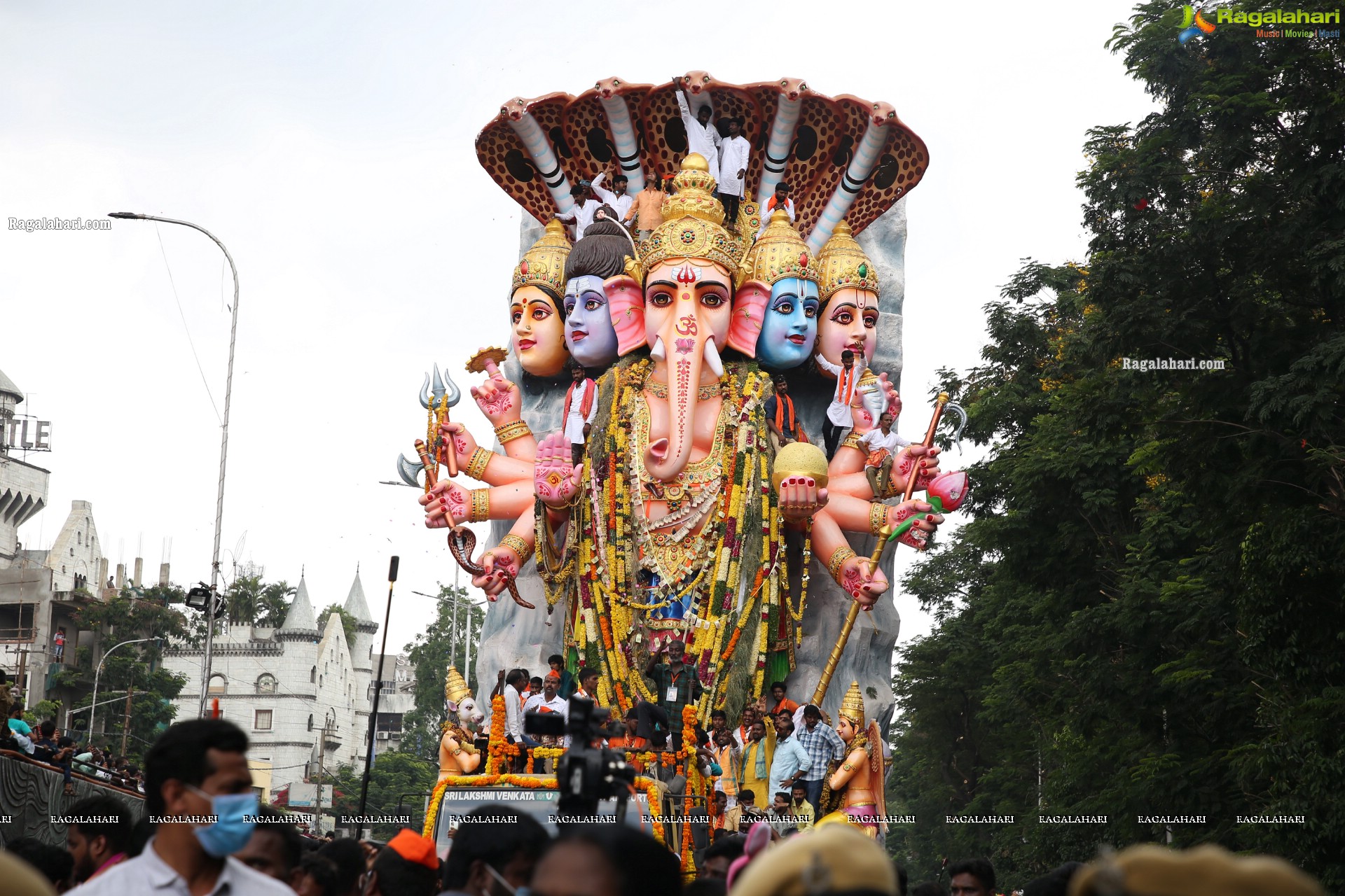 Khairatabad Ganesh Nimajjanam 2021 in Hyderabad