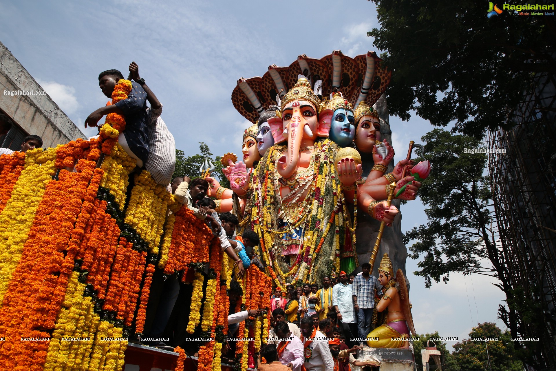 Khairatabad Ganesh Nimajjanam 2021 in Hyderabad