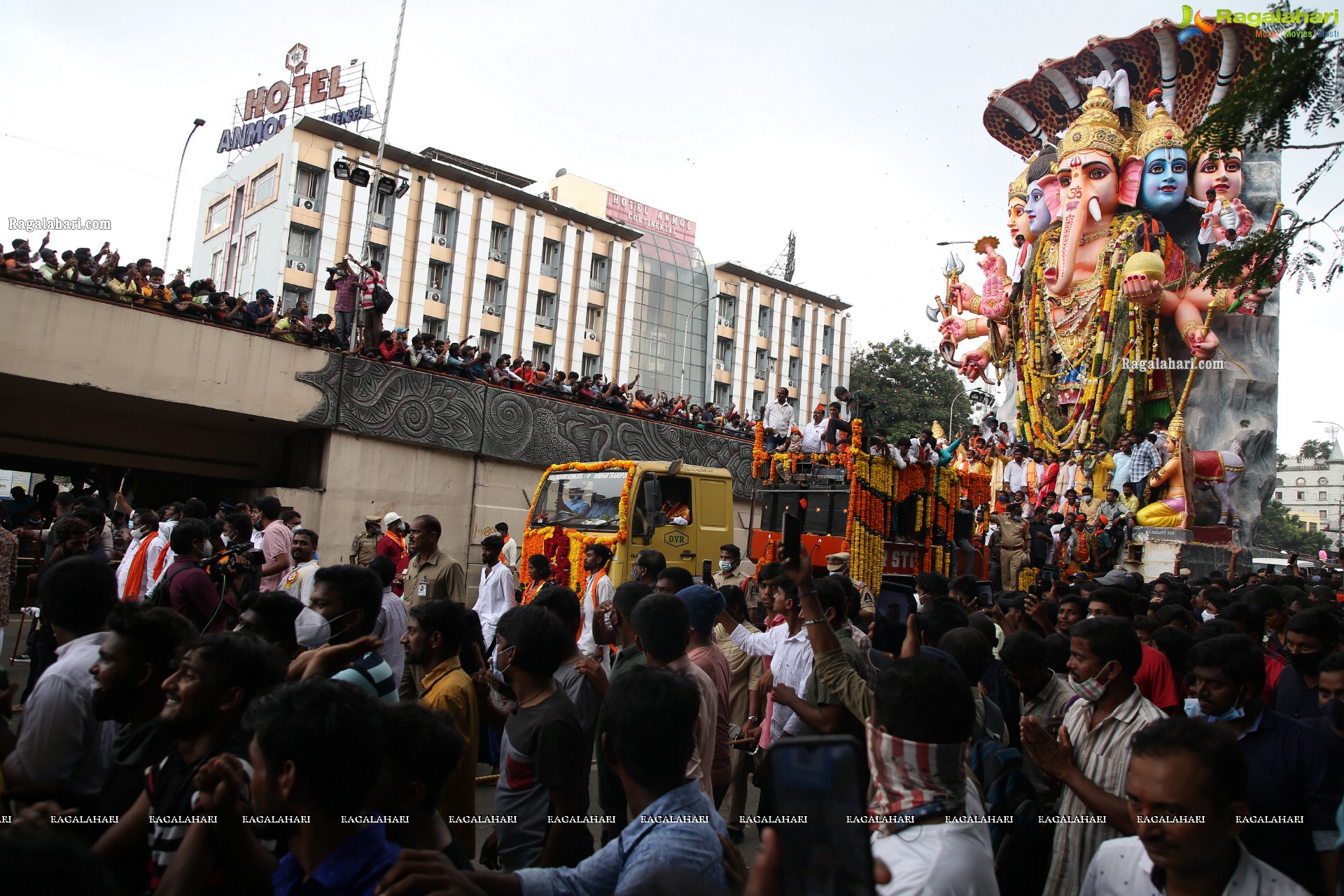 Khairatabad Ganesh Nimajjanam 2021 in Hyderabad