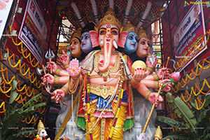 Khairatabad Ganesh as Sri Panchamuha Rudra Maha Ganapati