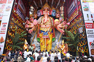 Khairatabad Ganesh as Sri Panchamuha Rudra Maha Ganapati