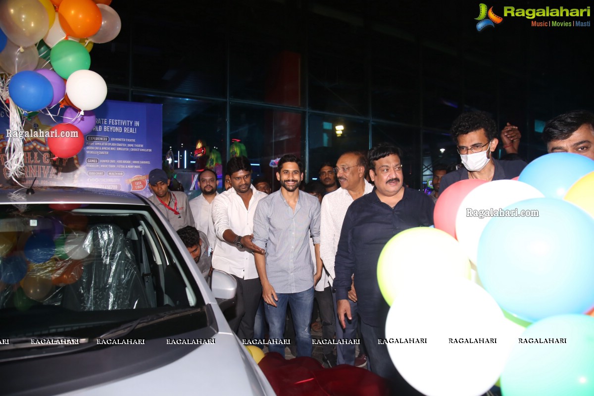 Love Story Movie Team Launches Thrill City Carnival, Hyderabad