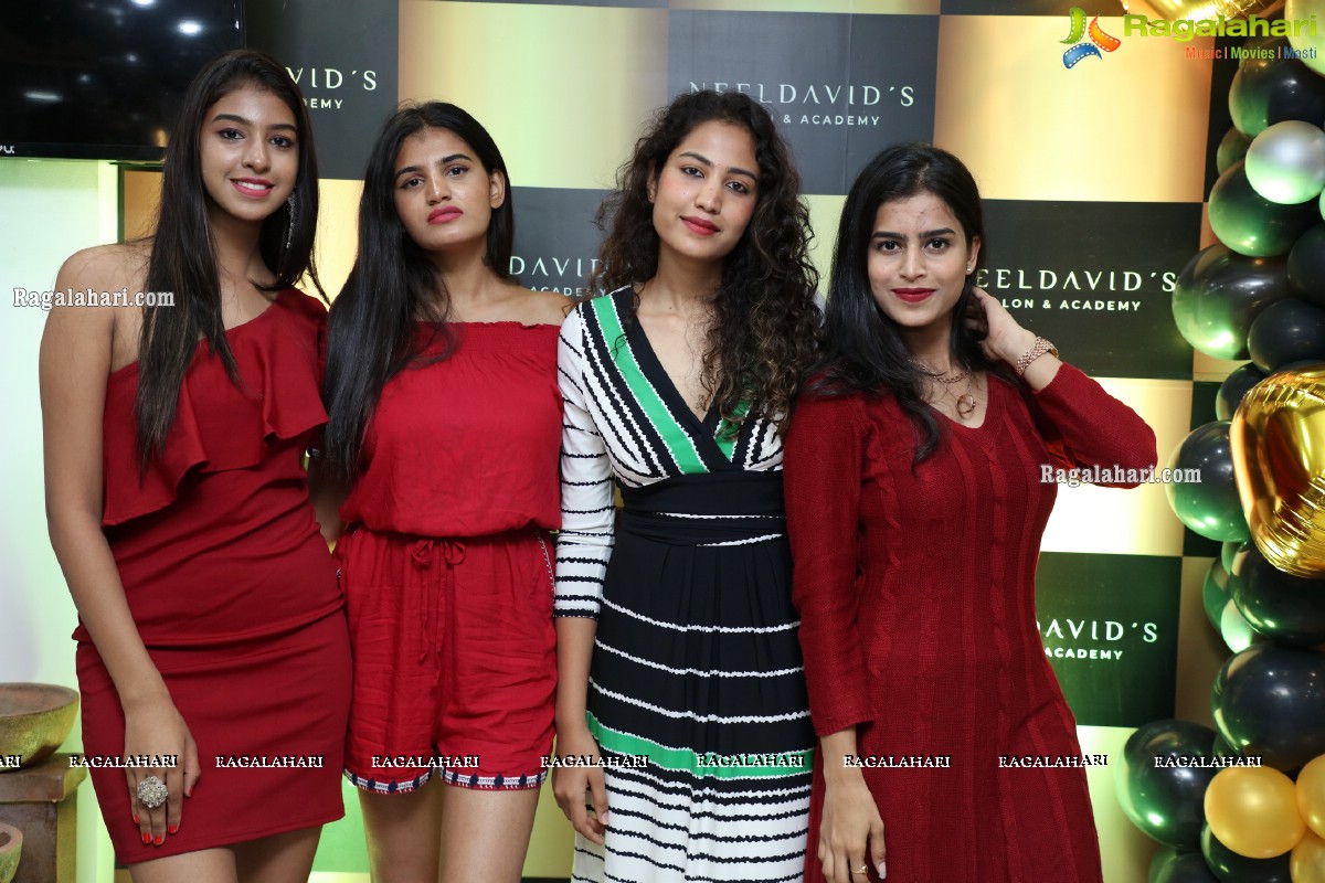 Neeldavid's Salon & Academy Launch at P &T Colony, Secunderabad