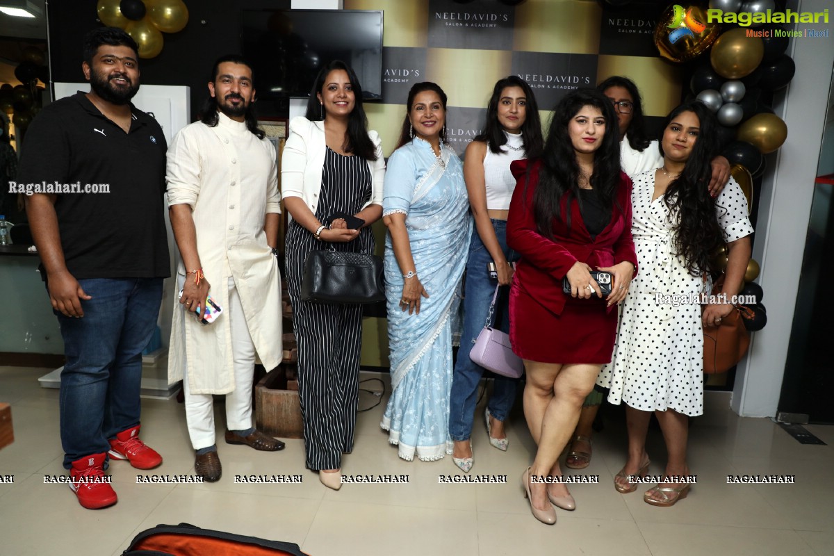 Neeldavid's Salon & Academy Launch at P &T Colony, Secunderabad