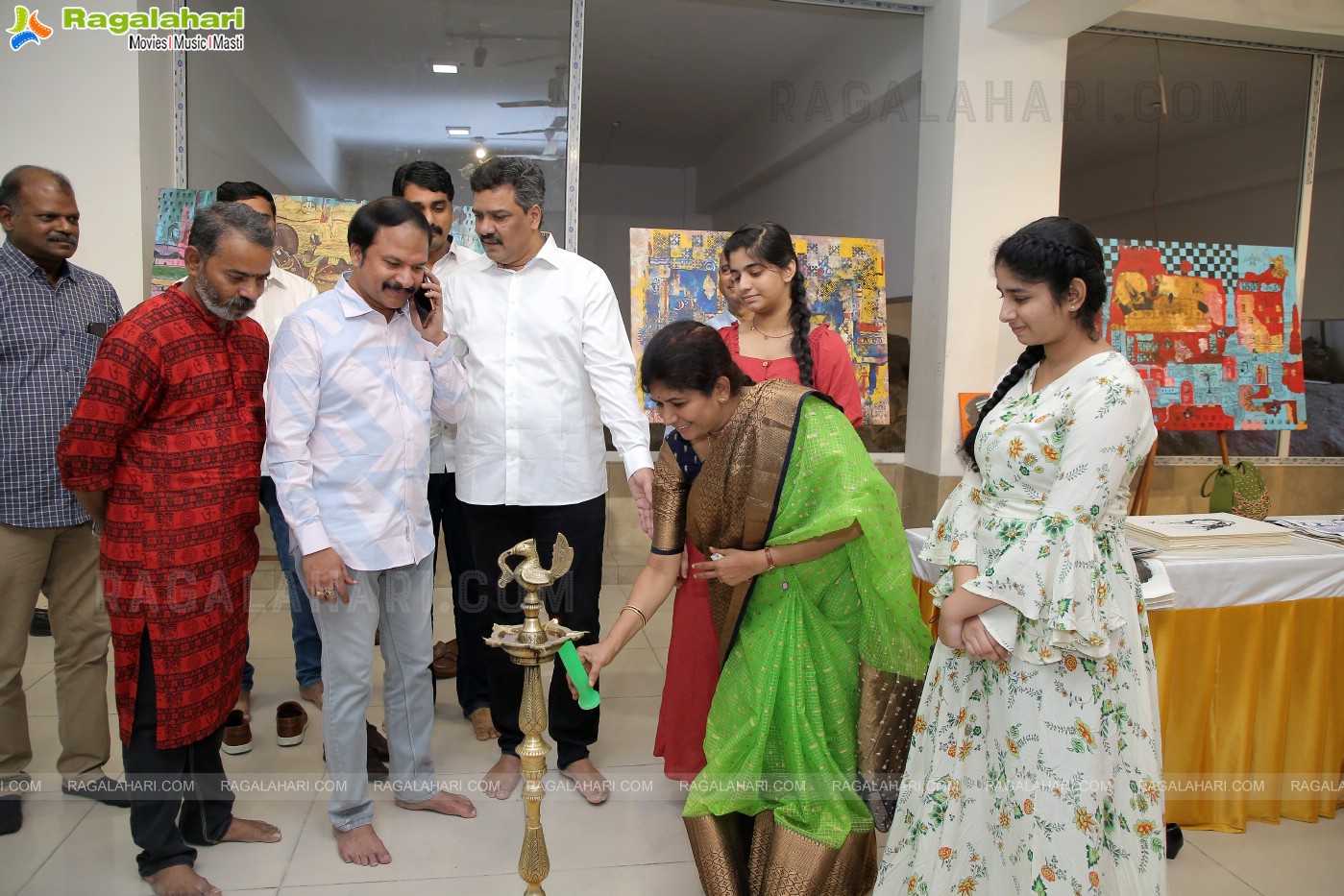 Art Exhibition 'Mytholok' at State Art Gallery, Hyderabad