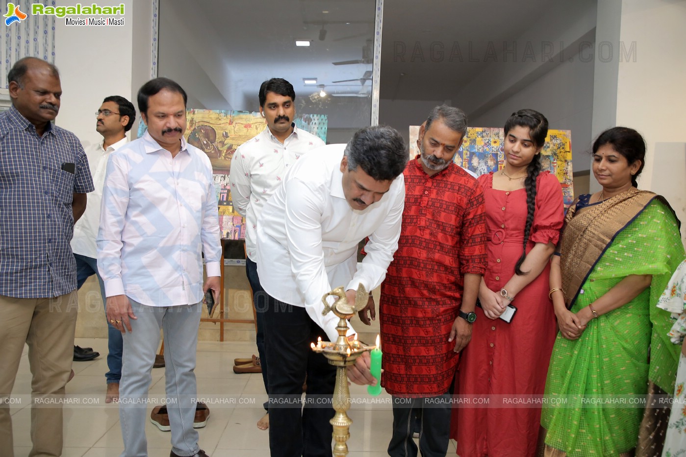 Art Exhibition 'Mytholok' at State Art Gallery, Hyderabad