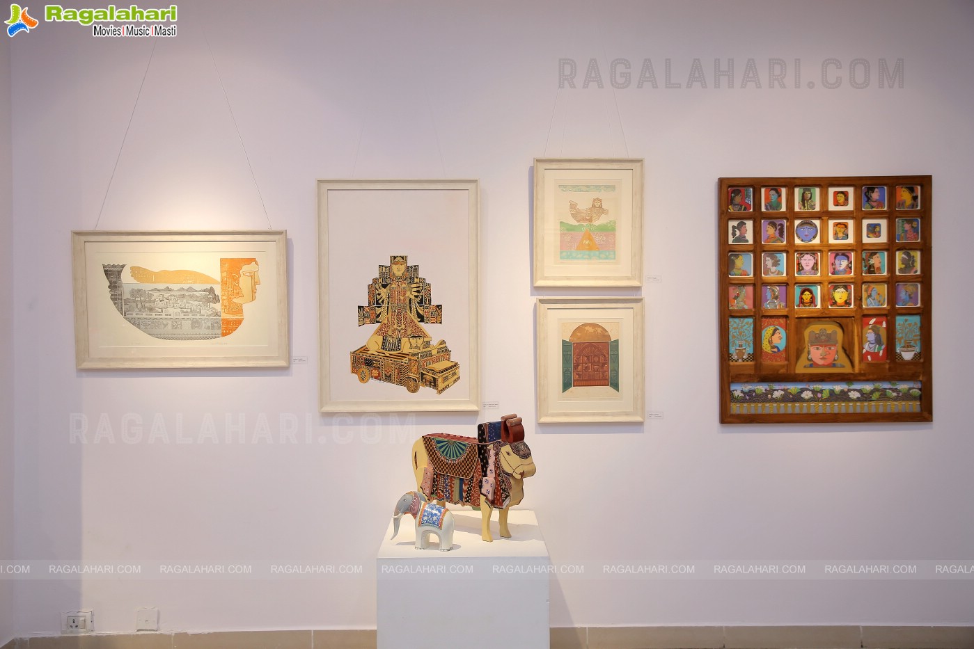 Art Exhibition 'My Pictorial Space' at Chitramayee State Gallery of Art, Hyderabad