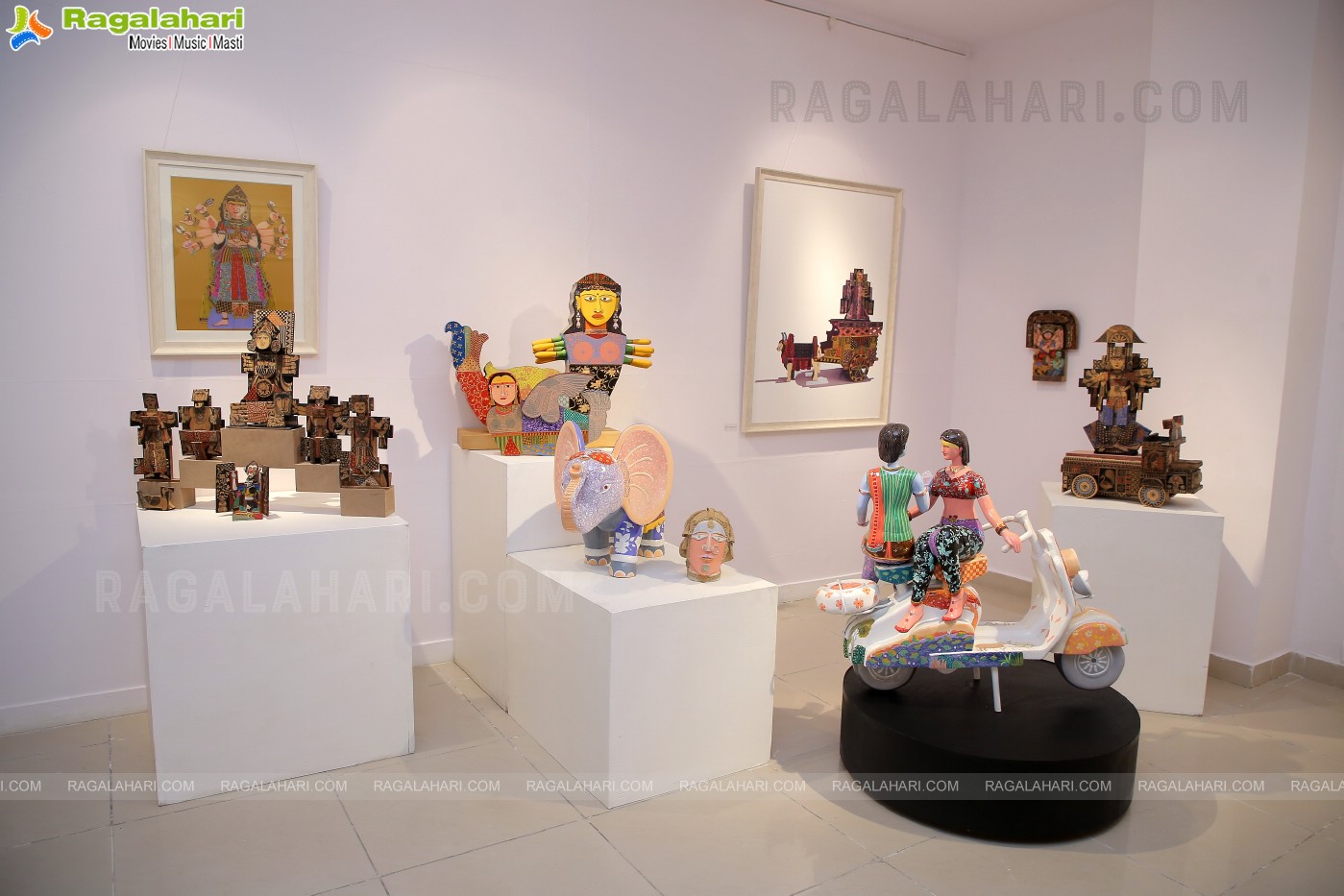 Art Exhibition 'My Pictorial Space' at Chitramayee State Gallery of Art, Hyderabad