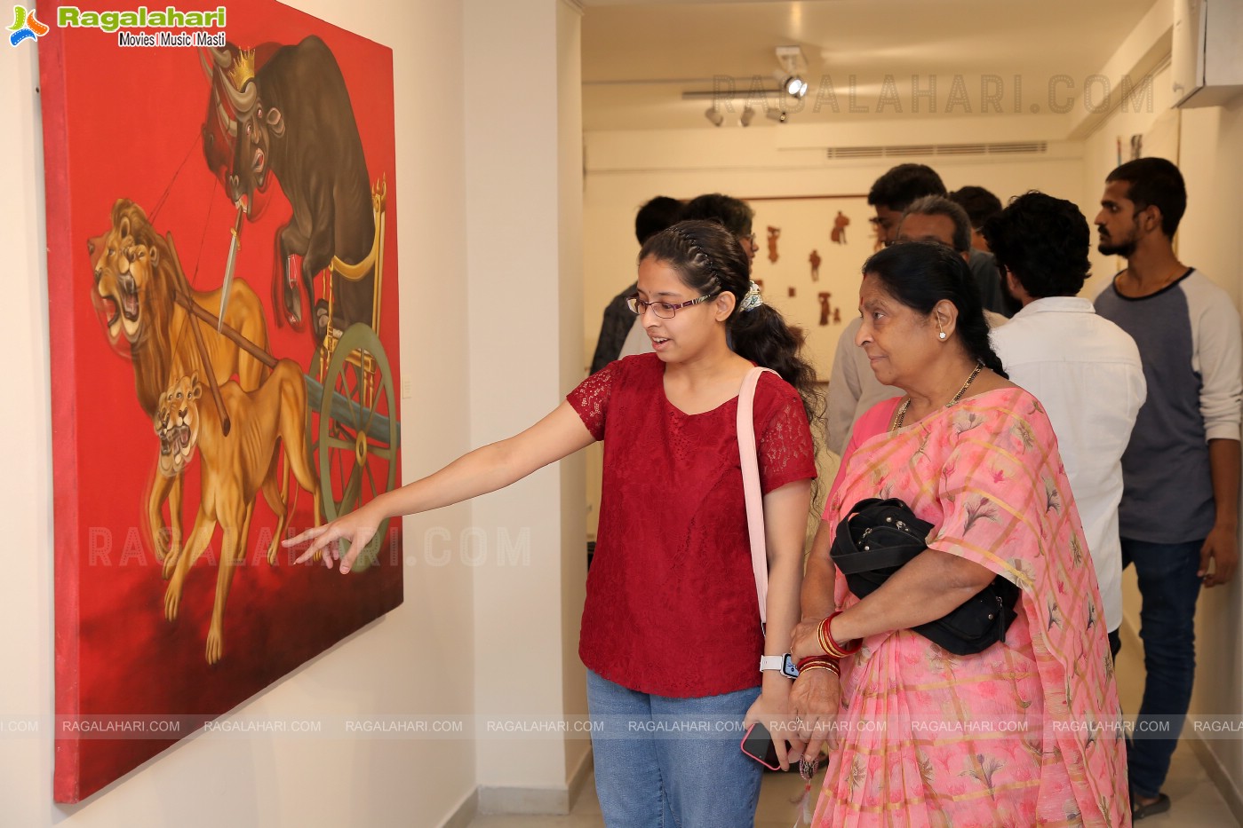 Art Exhibition 'Triloka' at Shrishti Art Gallery, Hyderabad