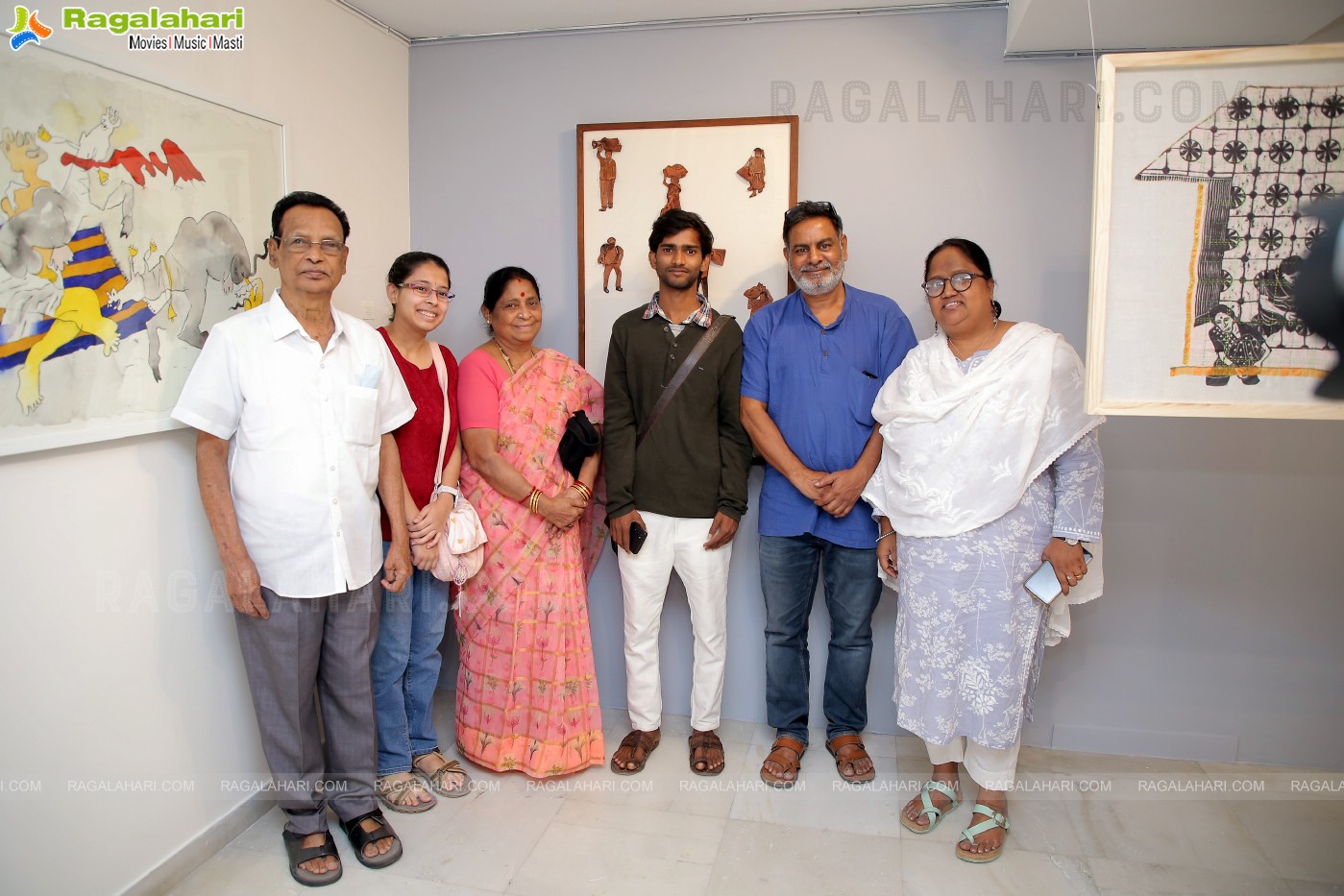 Art Exhibition 'Triloka' at Shrishti Art Gallery, Hyderabad