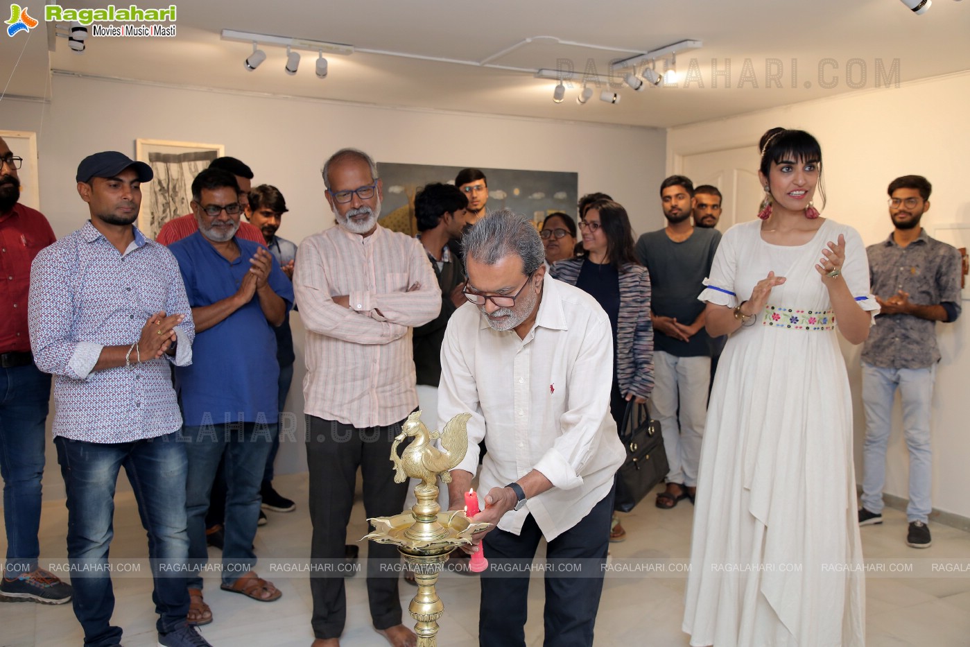 Art Exhibition 'Triloka' at Shrishti Art Gallery, Hyderabad