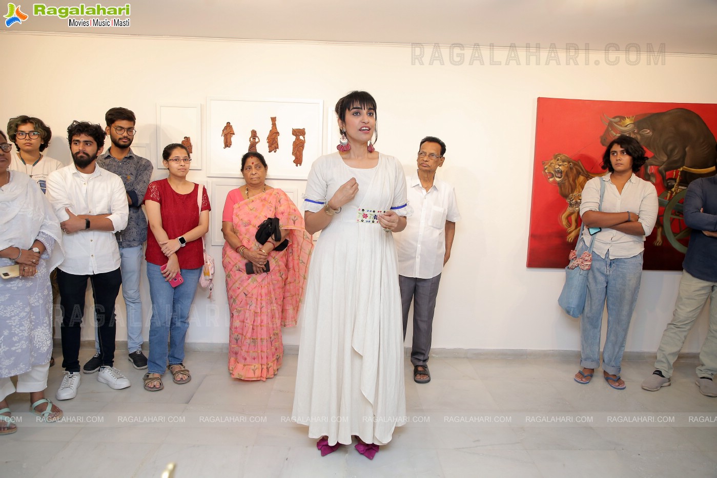 Art Exhibition 'Triloka' at Shrishti Art Gallery, Hyderabad