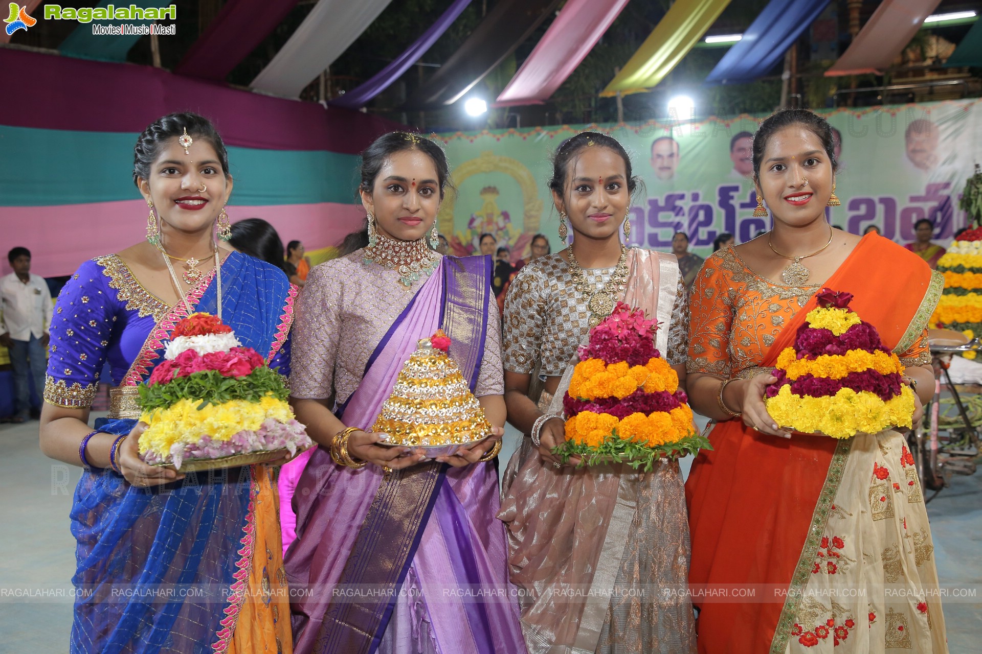 Bathukamma Celebrations 2022 At Kukatpally, Hyderabad