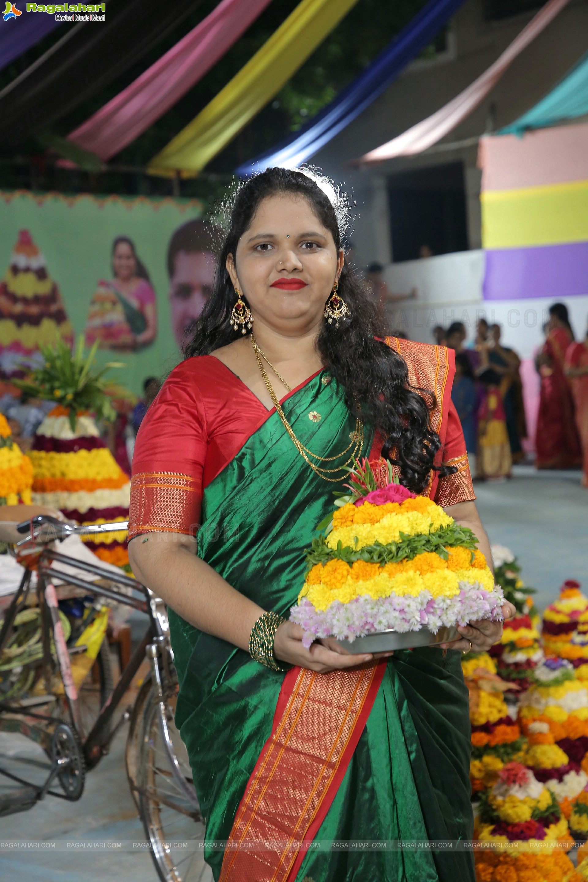 Bathukamma Celebrations 2022 At Kukatpally, Hyderabad