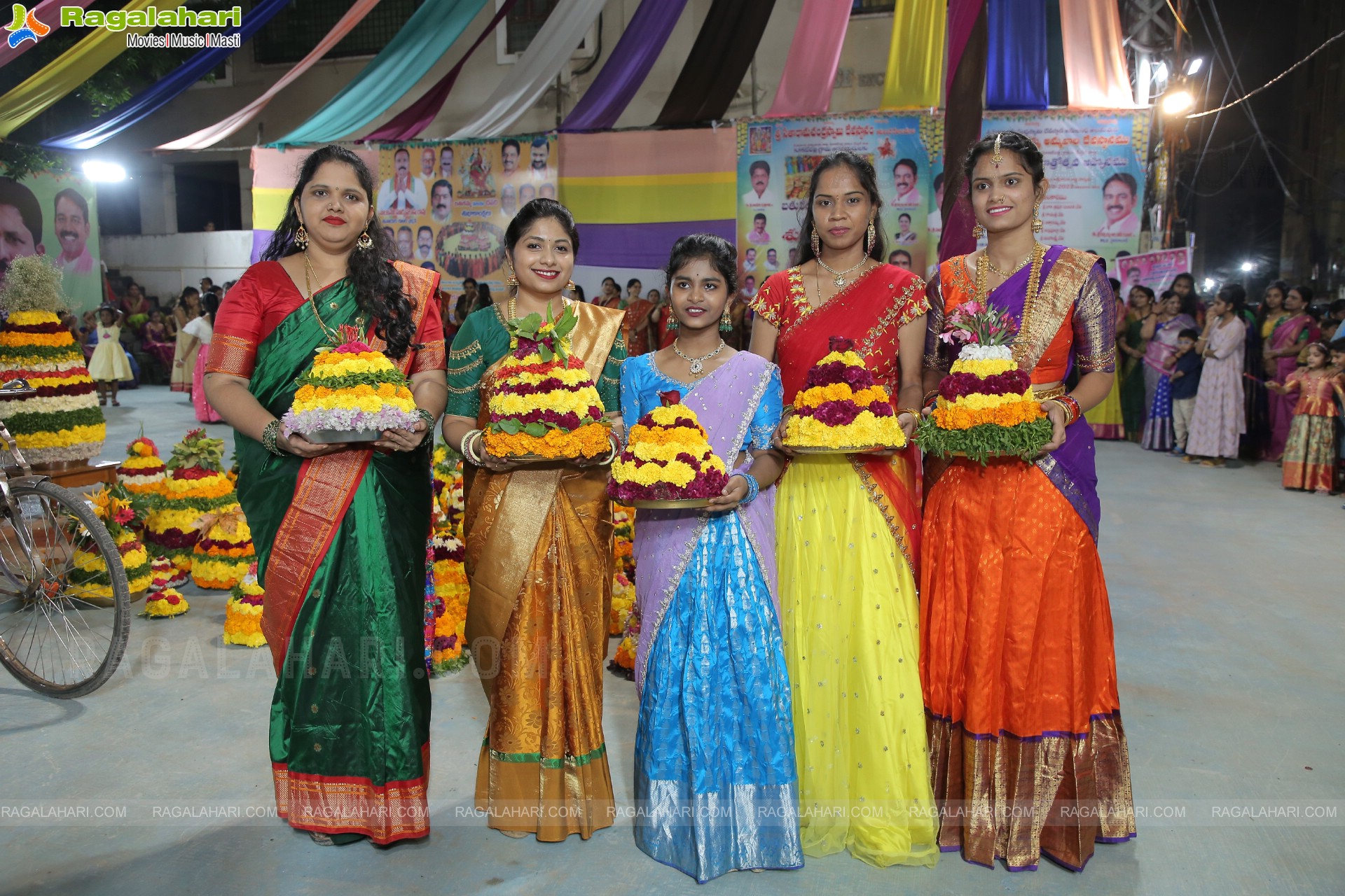 Bathukamma Celebrations 2022 At Kukatpally, Hyderabad