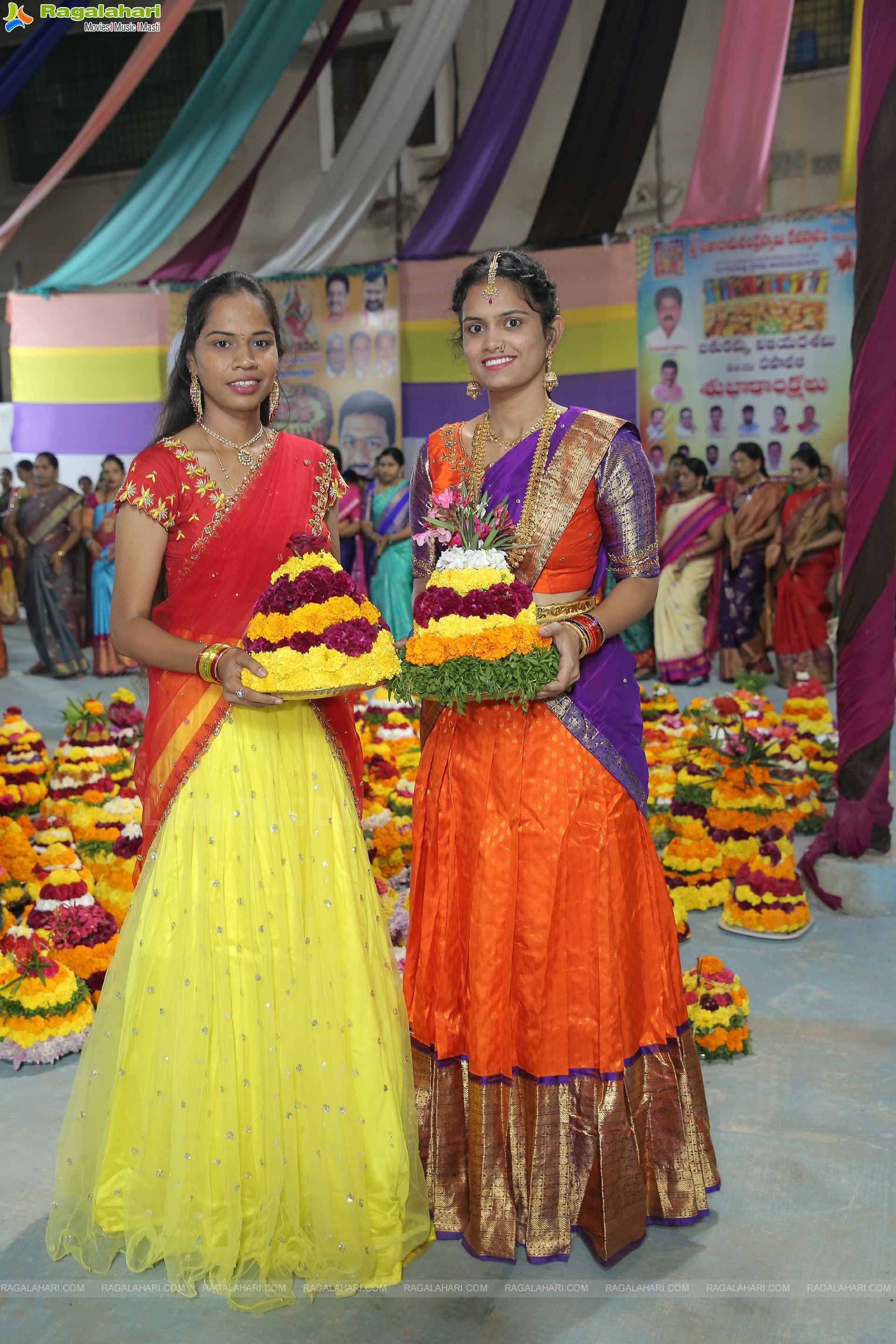 Bathukamma Celebrations 2022 At Kukatpally, Hyderabad