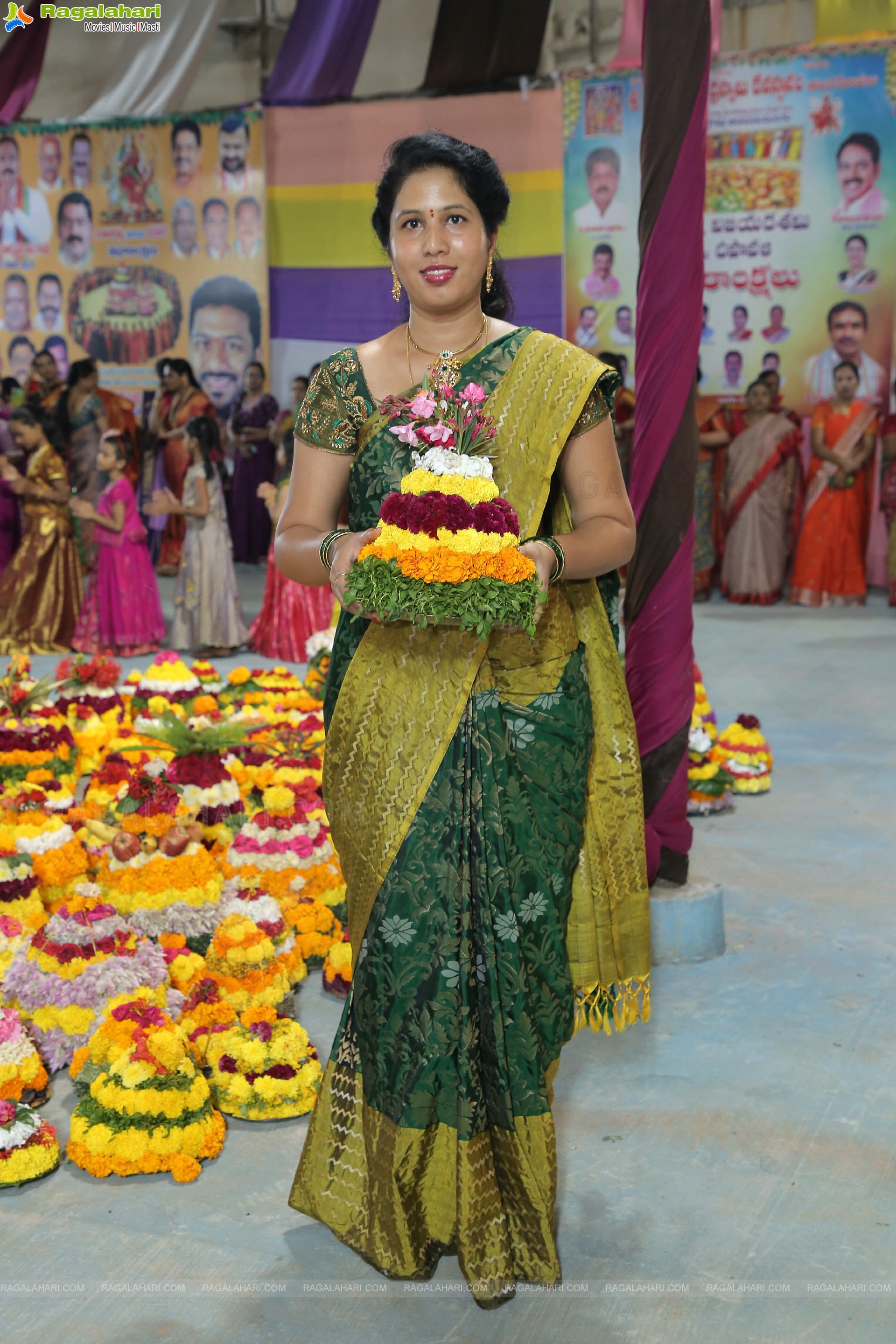 Bathukamma Celebrations 2022 At Kukatpally, Hyderabad