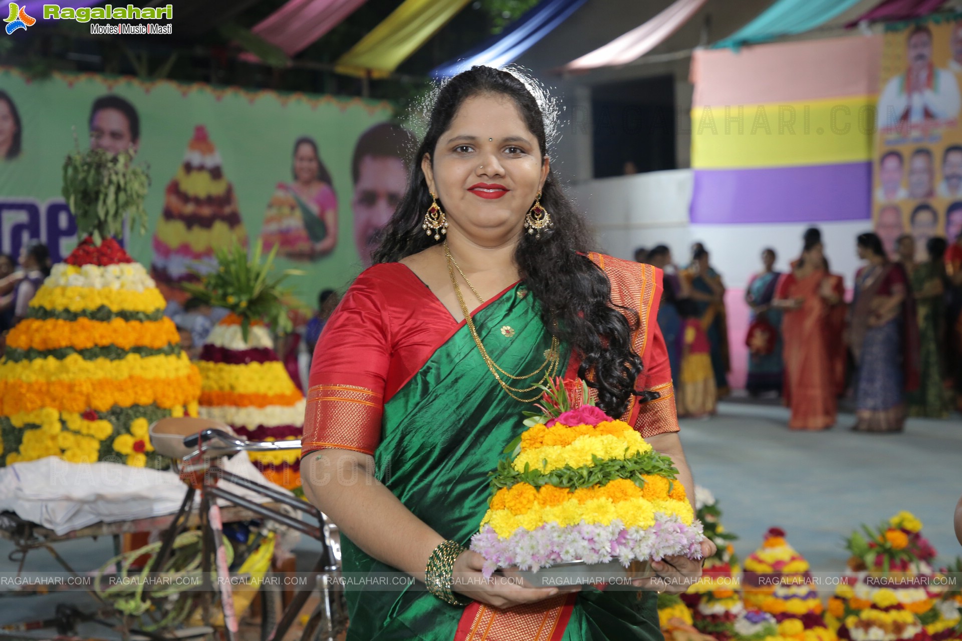 Bathukamma Celebrations 2022 At Kukatpally, Hyderabad