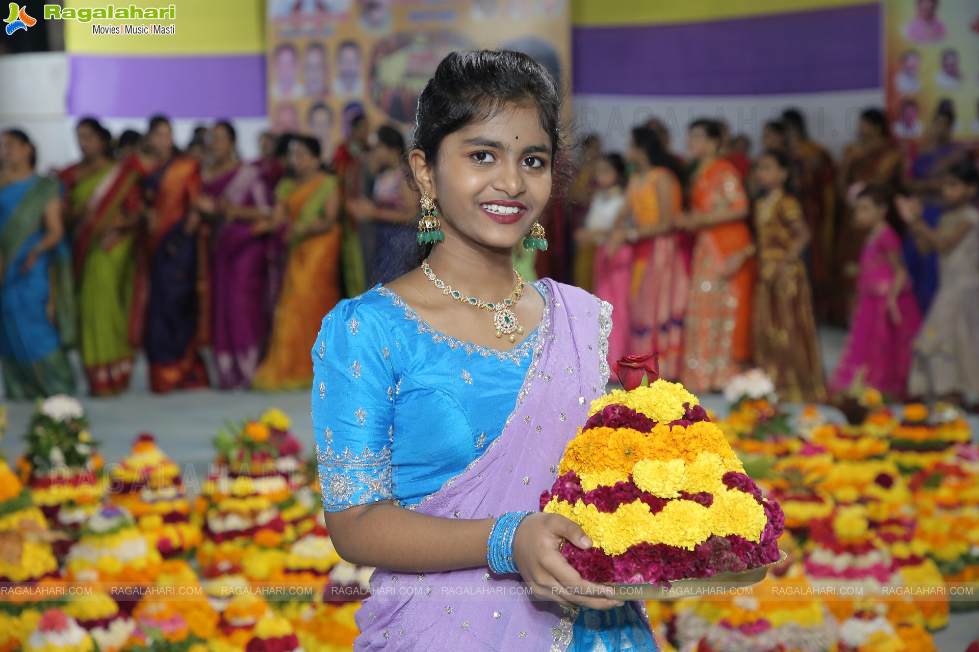 Bathukamma Celebrations 2022 At Kukatpally, Hyderabad