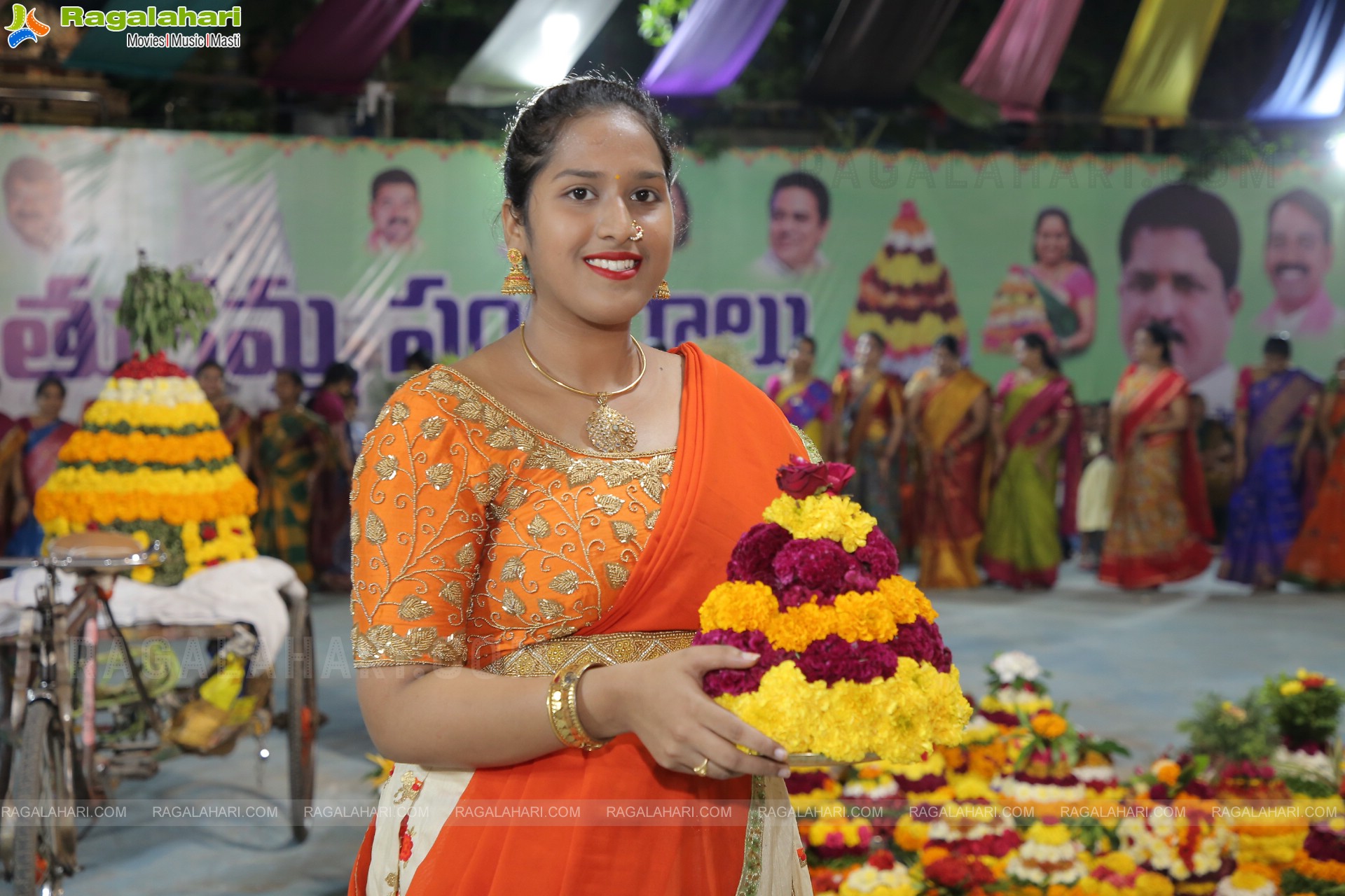 Bathukamma Celebrations 2022 At Kukatpally, Hyderabad