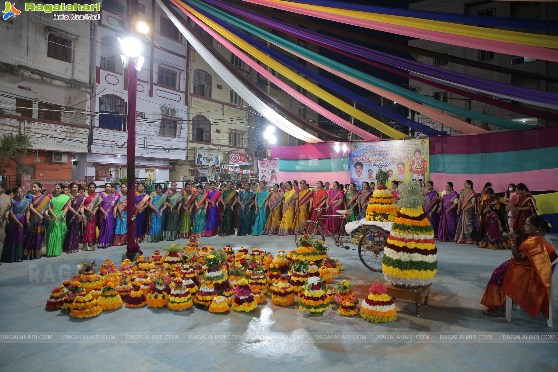 Bathukamma Celebrations 2022 At Kukatpally, Hyderabad