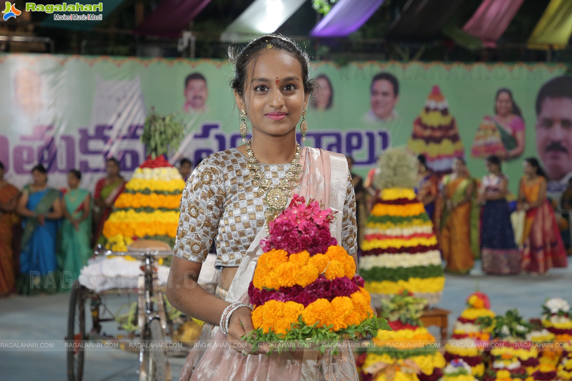 Bathukamma Celebrations 2022 At Kukatpally, Hyderabad