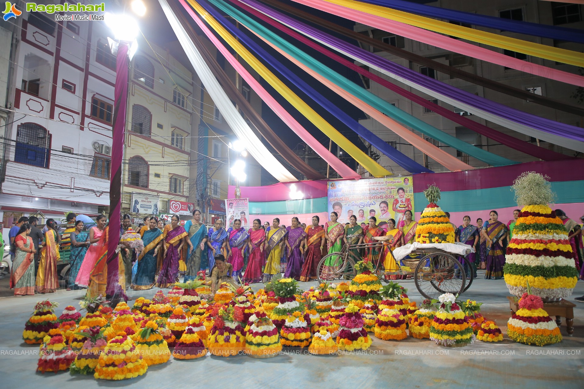 Bathukamma Celebrations 2022 At Kukatpally, Hyderabad