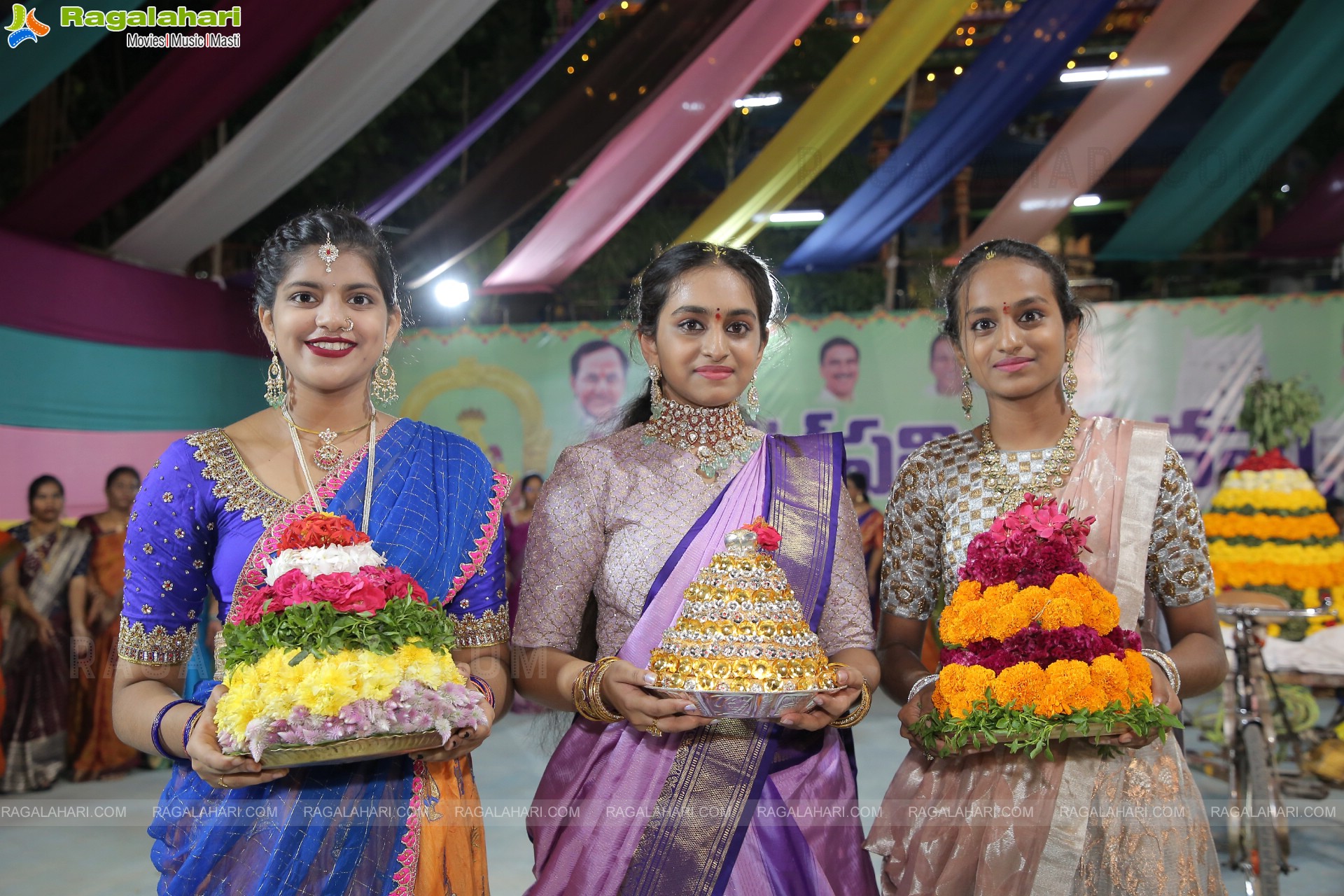 Bathukamma Celebrations 2022 At Kukatpally, Hyderabad