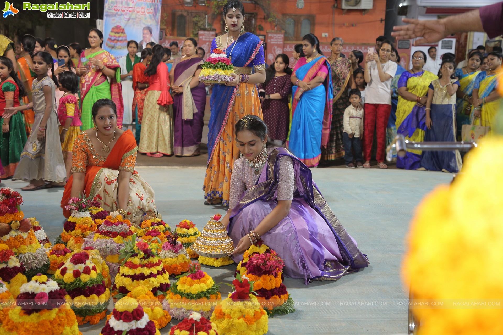 Bathukamma Celebrations 2022 At Kukatpally, Hyderabad