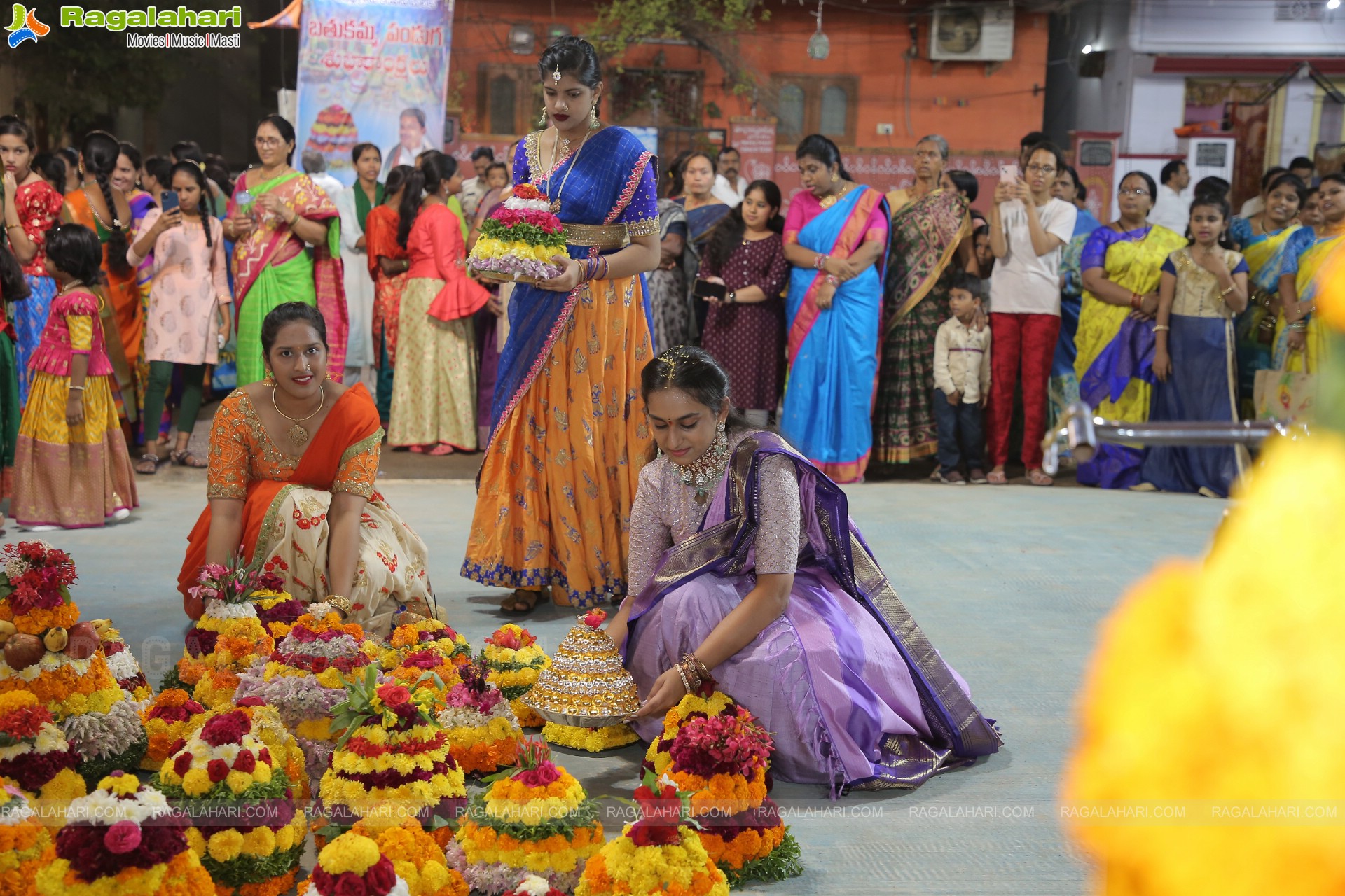 Bathukamma Celebrations 2022 At Kukatpally, Hyderabad