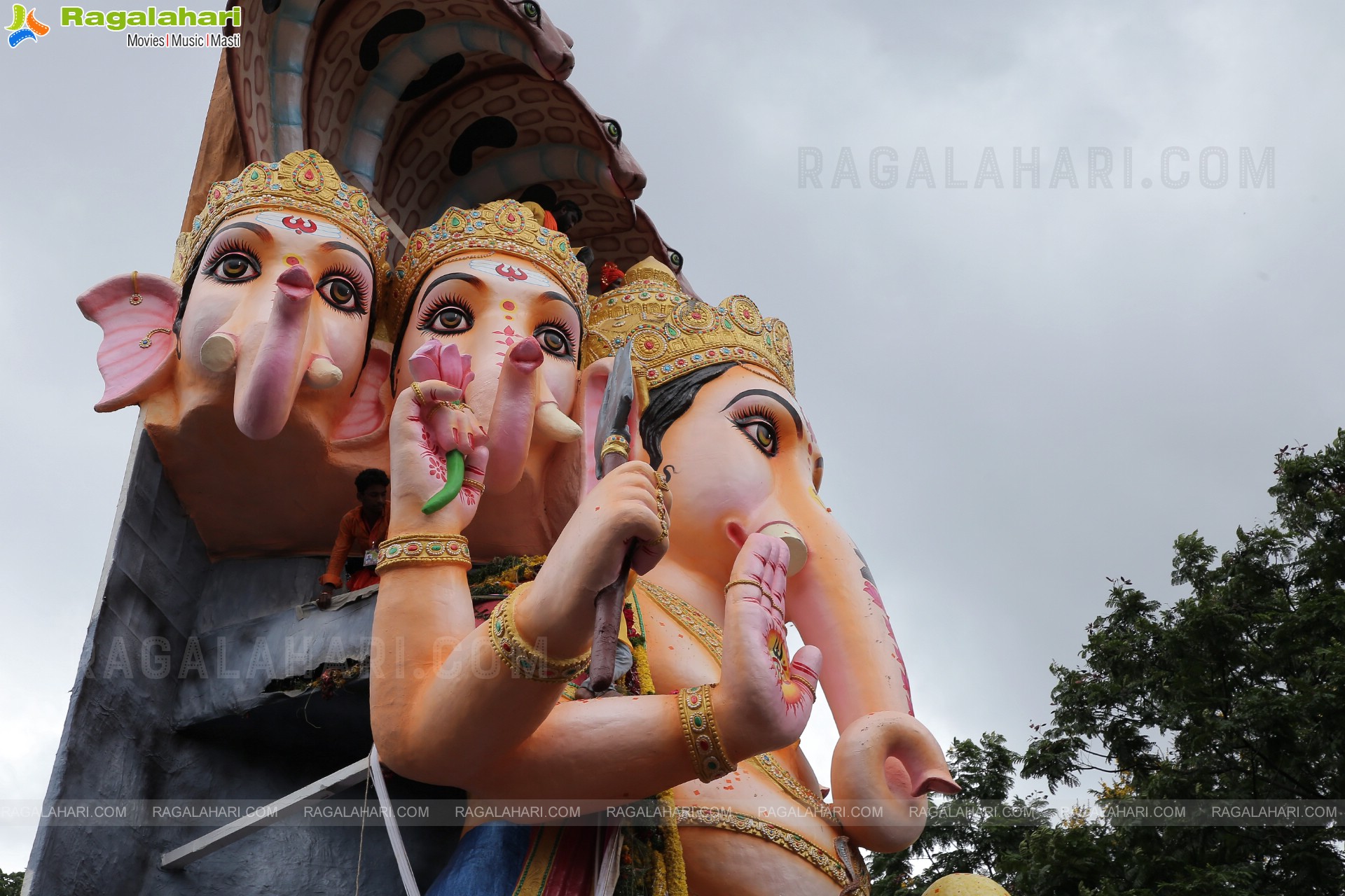 Khairatabad Ganesh Nimajjanam 2022 at Tank Bund in Hyderabad