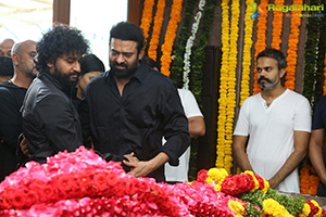 Tollywood Celebs Pay Last Respects to Krishnam Raju