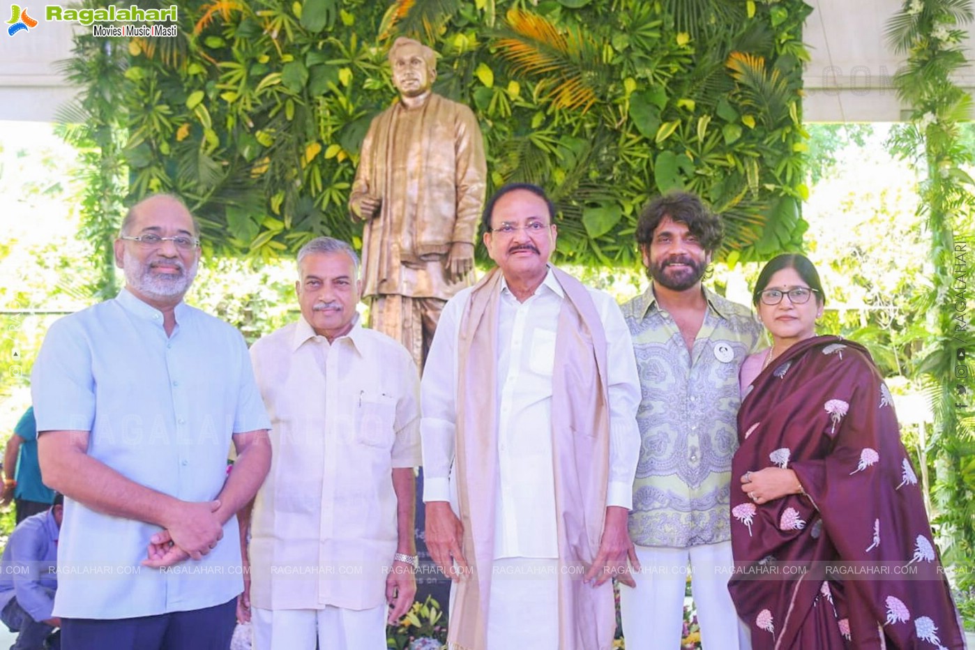 Inauguration of ANR Statue Marking The Centenary Birthday