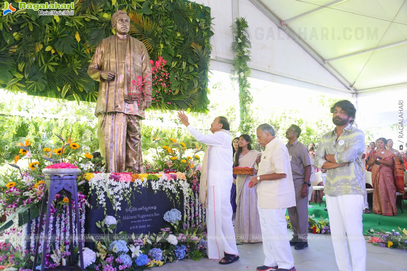 Inauguration of ANR Statue Marking The Centenary Birthday