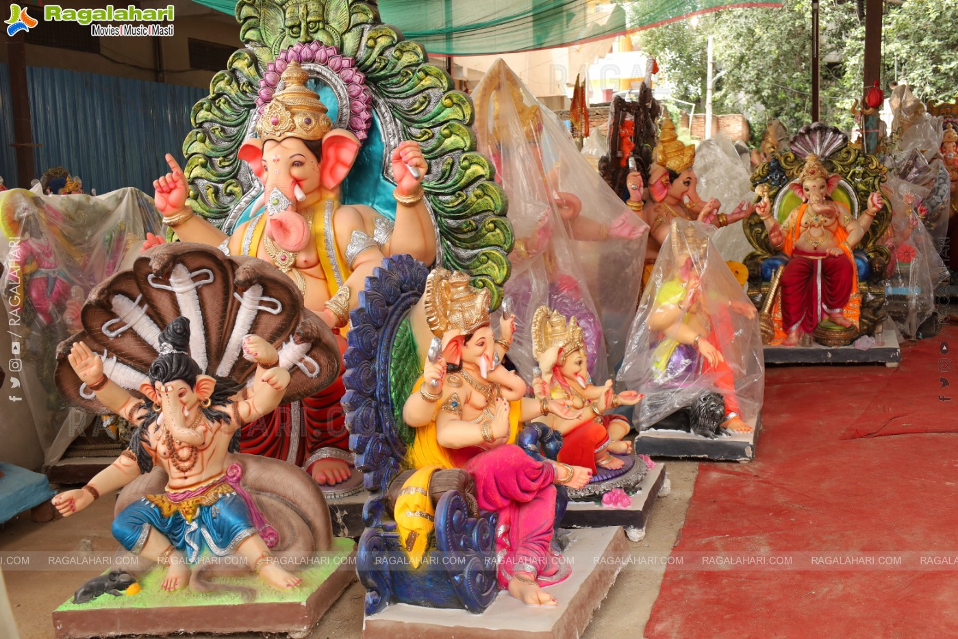 Hyderabad's Ganesh Festival Idols 2023