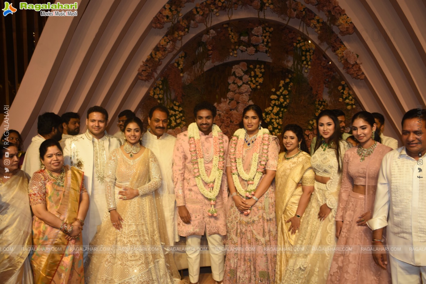 Kadiri Balakrishna's son Eashan Engagement Ceremony at Hitex