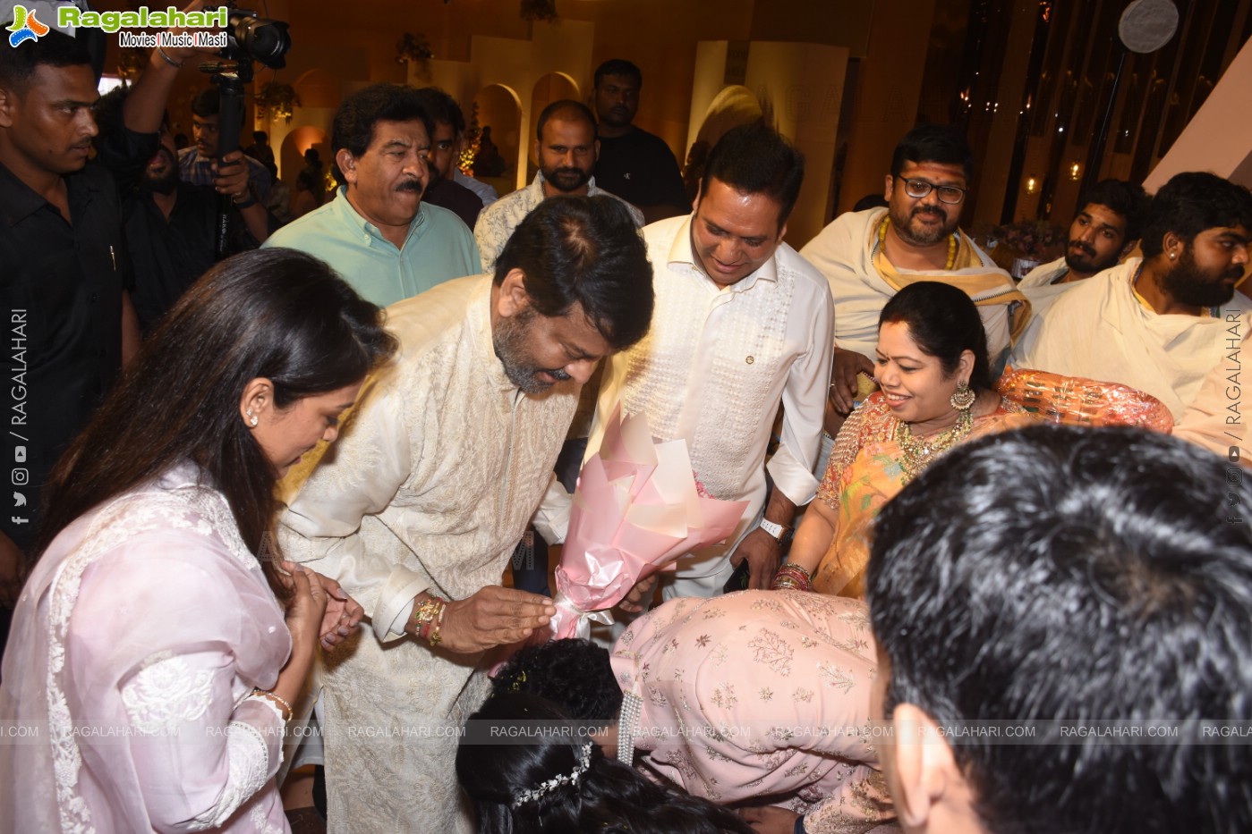 Kadiri Balakrishna's son Eashan Engagement Ceremony at Hitex