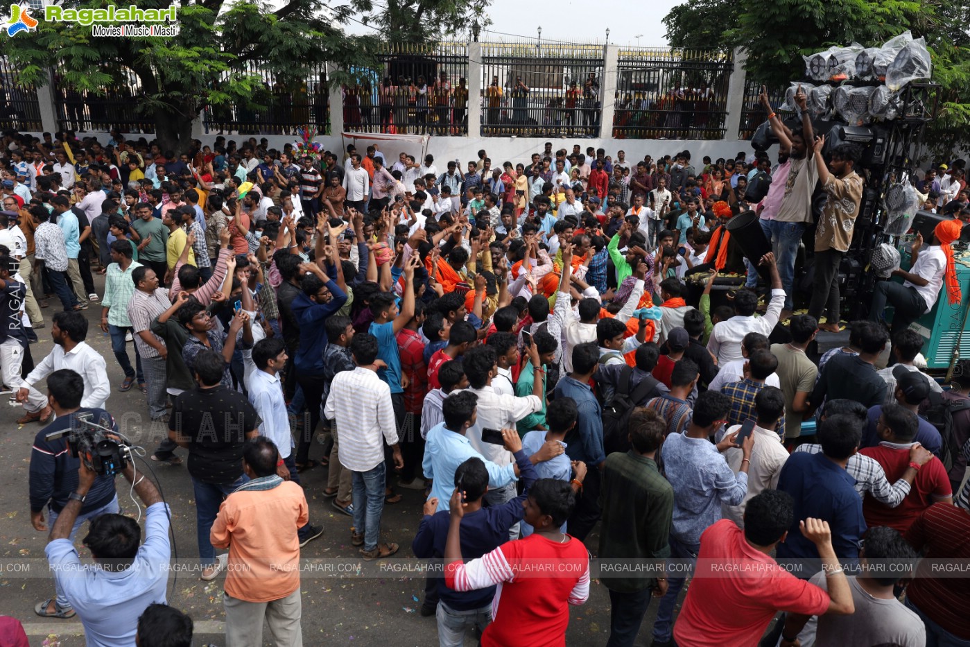 Khairatabad Ganesh Nimajjanam 2023 at Tank Bund in Hyderabad