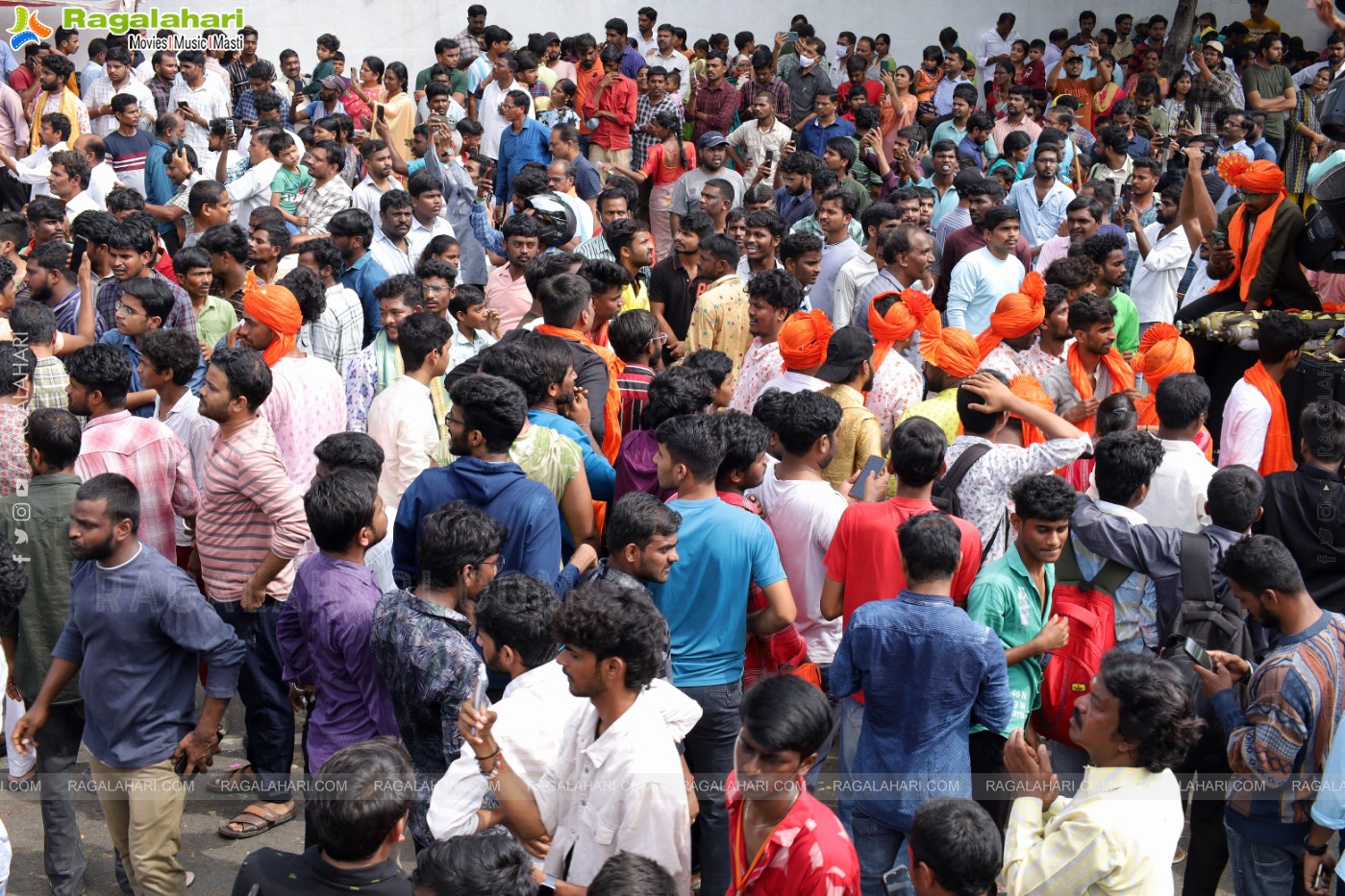 Khairatabad Ganesh Nimajjanam 2023 at Tank Bund in Hyderabad