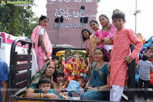 Khairatabad Ganesh Nimajjanam 2023 at Tank Bund in Hyderabad