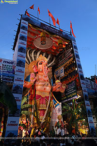 Khairatabad Ganesh 2023 as Dasha Maha Vidya Maha Ganapathi