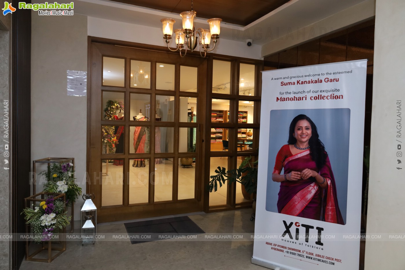 Anchor Suma Launch Manohari Festive collections, XiTI - Weaves of folklore 