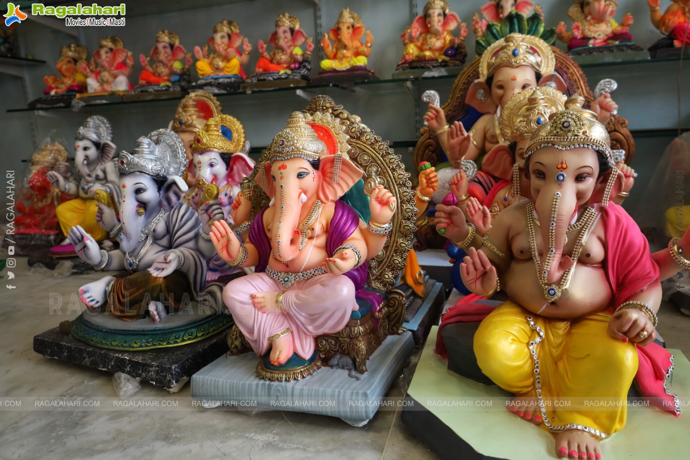 Hyderabad Ganesh Festival Idols 2024