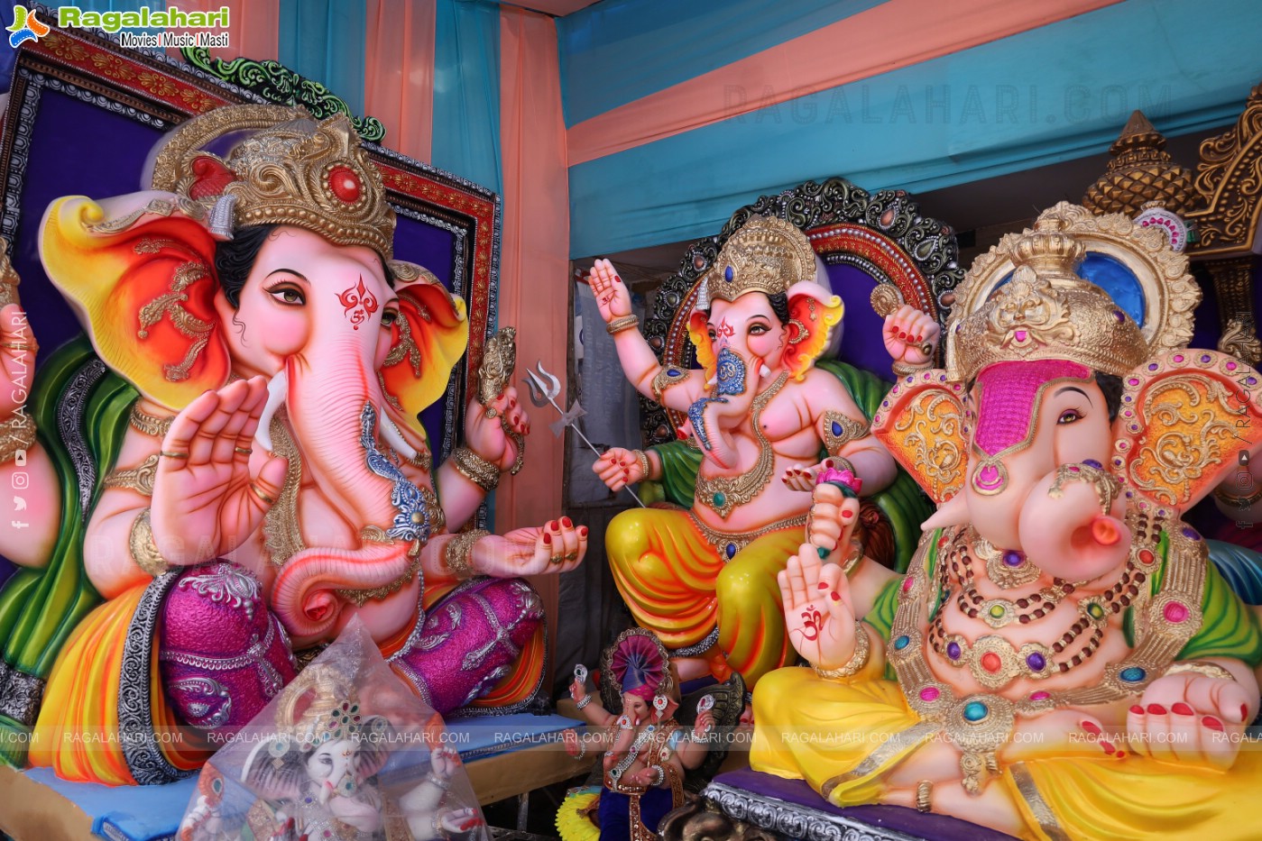 Hyderabad Ganesh Festival Idols 2024