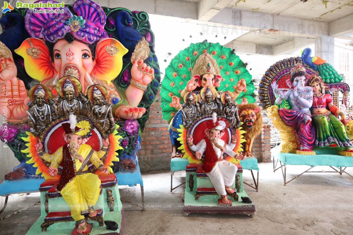 Hyderabad Ganesh Festival Idols 2024