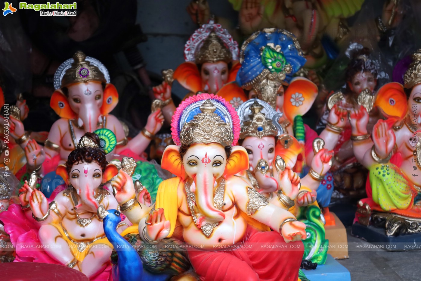 Hyderabad Ganesh Festival Idols 2024