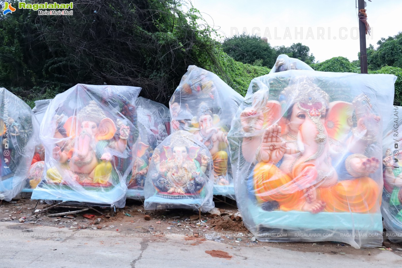 Hyderabad Ganesh Festival Idols 2024