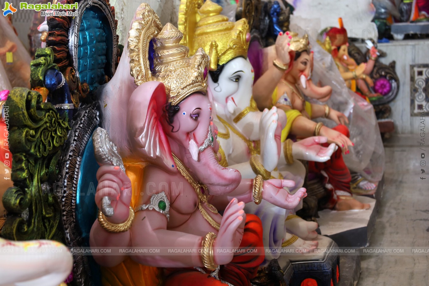 Hyderabad Ganesh Festival Idols 2024